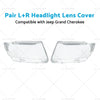 Jeep Grand Cherokee L+R Headlight Lens Covers (2011-2013)