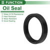 Oil Seal 45x55x10mm Rotary Shaft Seal NBR Rubber Black