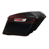 Harley Road Glide (2014-2023) - Midnight Crimson / Black Saddlebag Speaker Lid