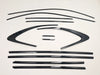 Jaguar F-PACE Glossy Black Window Side Stripe Molding Cover Trim (2016-2020)