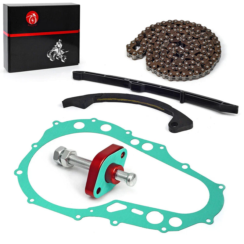Suzuki LTZ400 Cam Timing Chain Guides Tensioner & Cover Gasket (2003–2008)