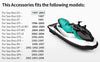 SEA DOO SPX XP FUEL VALVE PETCOCK 3 WAY & KNOB NUT KIT (1993–1996)