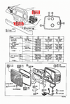 Toyota LandCruiser HJ47 Front RH LH Turn Signal Lamp