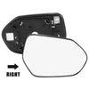 Toyota Camry Right Side Heated Mirror Glass with Backing Plate