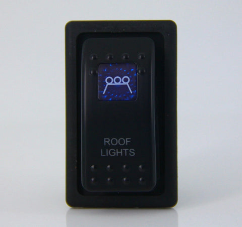 Dual LED Backlit Rocker Switch Roof Lights