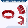 Ford Mustang 2015-2020 Red 1 x Piece Headlight Switch Knob Cover Ring