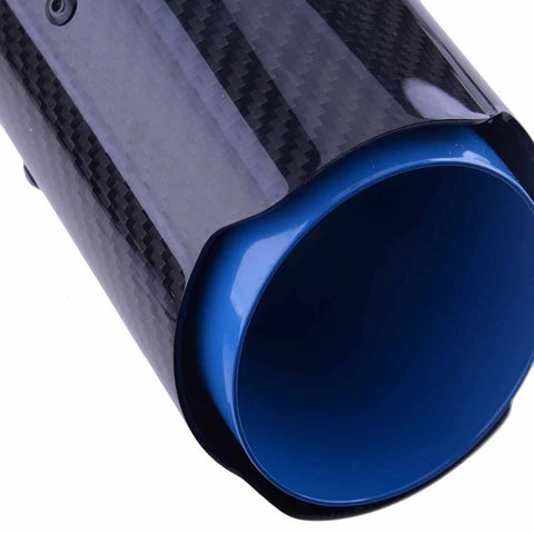 Car Exhaust - 2.5" Inlet, 3.5" Outlet 63mm Tail Pipe Tip (Fits Various Models)