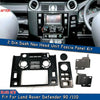 Land Rover Defender 2 x Din Center Dash Nav Head Unit Fascia Panel Set