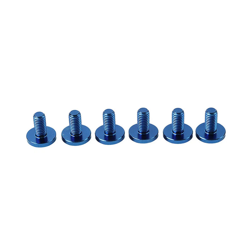 Bike Motorcycle 6 x Blue Titanium M6x30mm Torx Head Bolts
