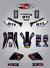 Yamaha TTR 250 (2006-2009) - Barbed Style Decals Custom Sticker Kit