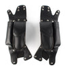 Harley Touring FLHT FLHR FLHX Black Rear Saddlebag Guard Covers (1993-2023)