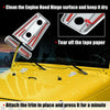Jeep Wrangler JK 2 x Front Engine Hood Hinge Cover Trim (2007-2018)