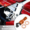 Motorcycle Master Cylinder Bleeder Screw Bolt Dust Cap M10x1.25