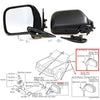 Toyota Hilux / 4Runner 1988-1997 Black Door Mirror