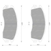 Subaru Impreza / Liberty Front Disc Brake Pads Set (1989-1996)