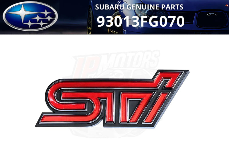 Subaru Impreza STi Grille Nameplate (2011–2014)