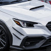 Subaru WRX STI 1 Pair / Gloss Black Tape-On Headlight Eye Lids Covers /
