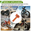 Motorcycle Handlebar 22mm CNC Aluminum Orange