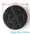 Car Lift Arm Jack Disc Accessories 4x 130mm Heavy Duty Rubber Pad