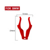 BMW F20 F22 F30 F32 F10 F15 1x Red Leather Steering Wheel Cover Trim (2011-2020)
