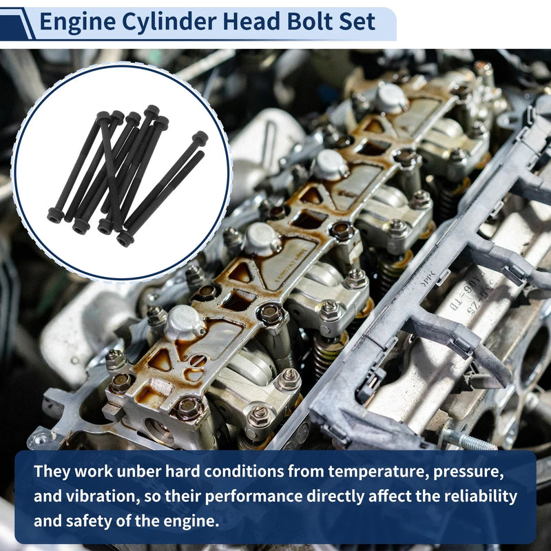 Ford Bronco 2.3L L4 Engine Cylinder Head Bolt Set (2021-2022)