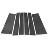 Chrysler Pacifica Carbon Fiber Black 6 Pcs Door Pillar Window Trim