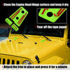 Jeep Wrangler 2007-2018 Green Engine Hood Hinge Covers