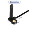 Mitsubishi Lancer Rear Left ABS Wheel Speed Sensor (2009-2010)