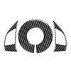 Fiat 500 Carbon Fiber Steering Wheel Button Frame Cover (2012-2015)