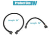 Jeep Wrangler 12" & 24" Oxygen Sensor Extension Harness 2Pcs (2001-2019)