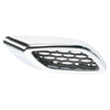 Fender Cover Car Lateral Air Vent Left Silver Chrome