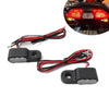 Motorcycle Universal Mini Motor Turn Signal Blinker Lights Amber