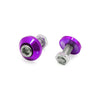 Universal Motorcycle Windscreen License Plate M6 Bolts 4x