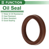 Make Model Oil Seal 32x40x5.5mm FKM Rubber Brown 5 Pcs