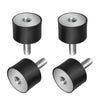 Car Exhaust System Anti Vibration 4Pcs M8 Rubber Mounts Isolator Bobbins