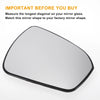 Ford Mondeo Right Side White Heated Mirror Glass (2014-2022)