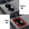 Kia Forte Cerato K3 Red Rear Water Cup Holder Frame Cover Trim (2019-2023)