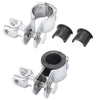 Harley Davidson Universal Chrome Foot Peg Mount 1"–1.25"