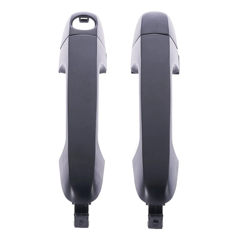 Hyundai i30 Set of 2 Front Left & Right Door Handles Outer Black (07-12)