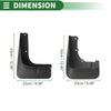 Mitsubishi Outlander Mud Flaps Splash Guards 1 Set (2015-2020)