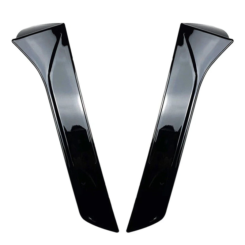 SEAT Leon Glossy Black Rear Window Spoiler Side Wing Cover (2013-2019)