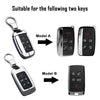 Jaguar Land Rover Discovery Range Rover Leather Key Fob Case Cover