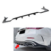 Mercedes Benz C Class 2022-2024 3 x Pcs Rear Bumper Spoiler Splitter Lip