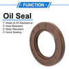 Make Model Oil Seal / 38x62x7mm / Rotary Shaft Seal FKM Rubber Brown 2 x