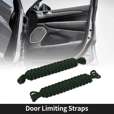 Jeep Wrangler TJ JK JKU (2007-2018) Brown 2 x Door Limiting Straps