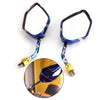 Universal Motorcycle Rear View Mirror M10 - CW Round (F2)