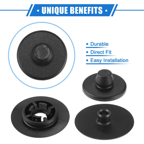 Volkswagen Audi Plastic Black 4 x Car Holder Retainer Kits