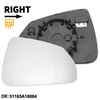 BMW X1 Driver Side Heated Mirror Glass (2013-2023)