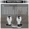 Motorcycles Frame Slider 175mm Anti-Crash Protector Silver Tone