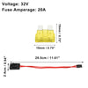 Cars 20A Blade Style Fuses Mini Fuse Adapter Tap